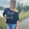 T-shirt 'Belle et Rebelle'
